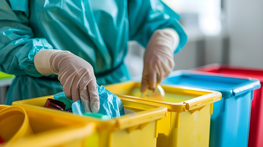 Gestão responsável de resíduos hospitalares